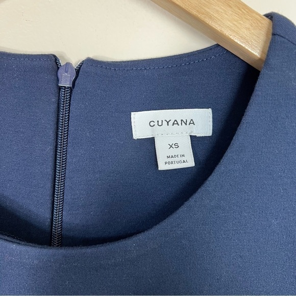 Cuyana‎ Ponte Long Sleeve Dress in Navy - Picture 7 of 15